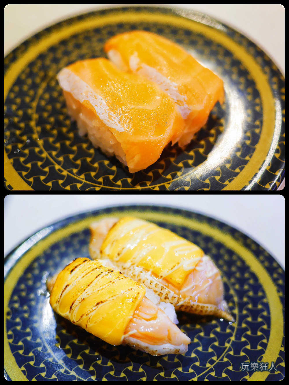 『HAMA壽司』鮭魚 ＆ 炙燒起司鮭魚
