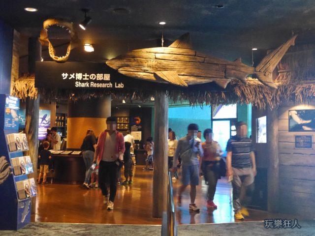 『海洋博公園』沖繩美麗海水族館-鯊魚研究室