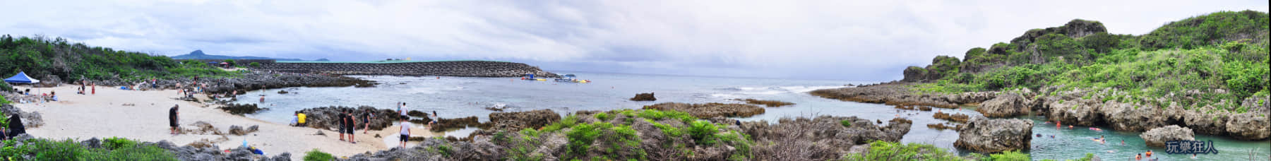 「小巴里島岩」海浪沙灘區環景