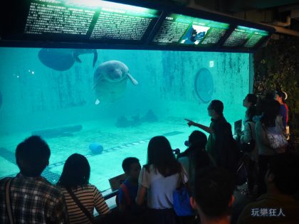 『海洋博公園』海牛館-水下觀察室